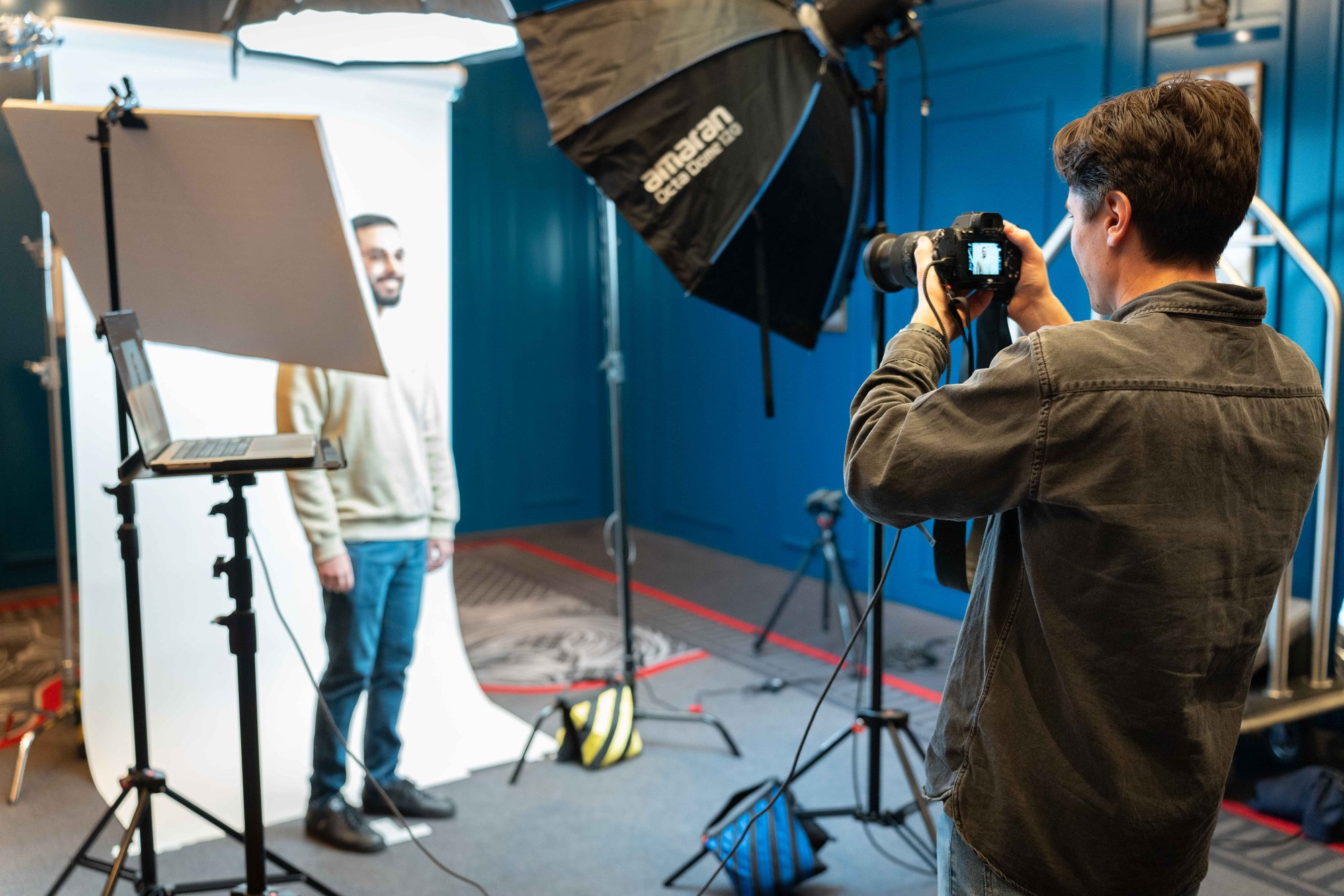 Behind the scenes