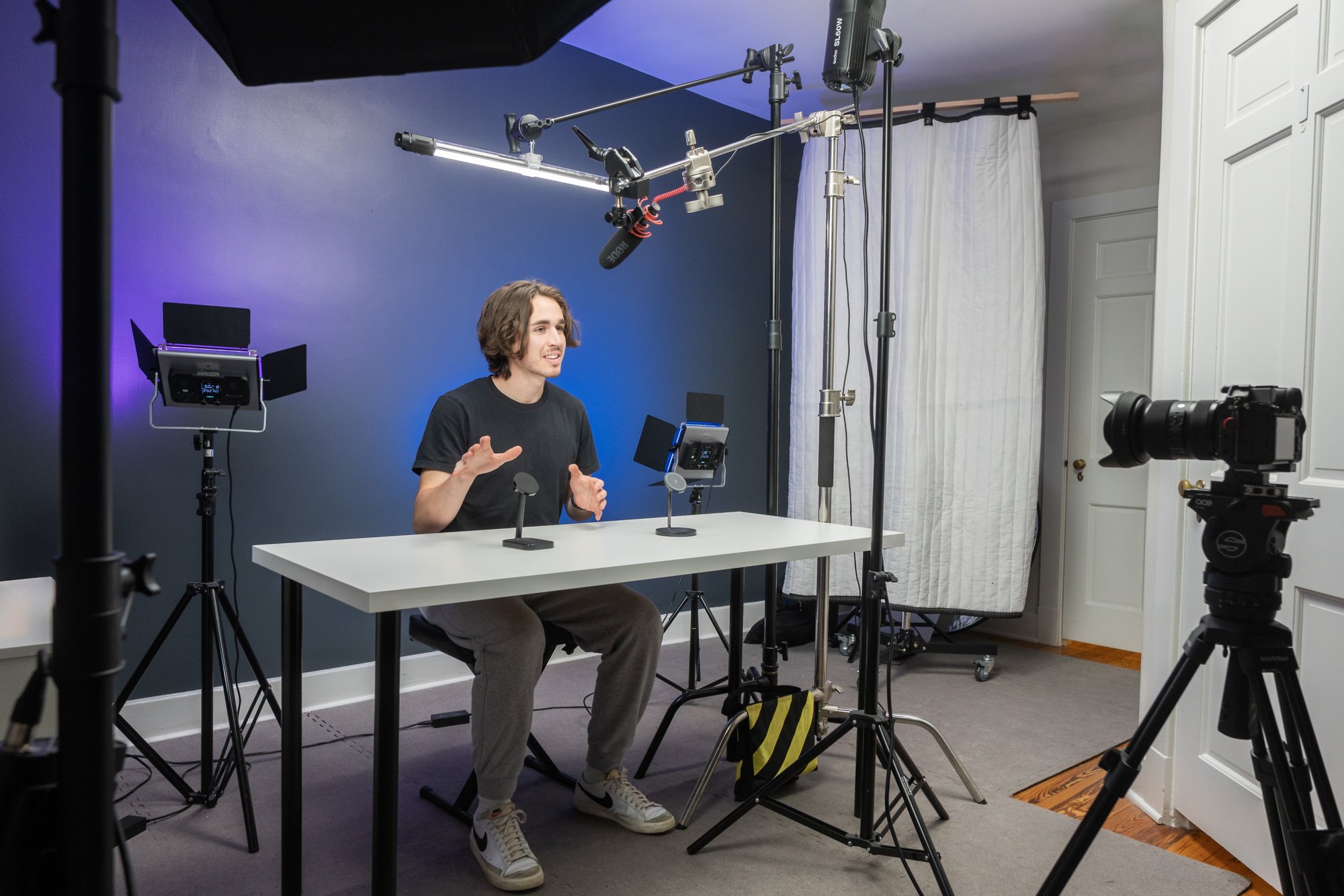 Behind the scenes